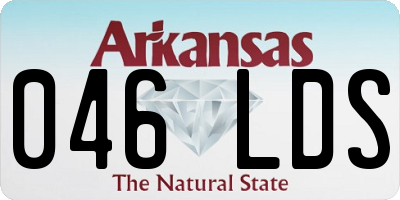 AR license plate 046LDS