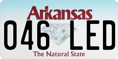 AR license plate 046LED