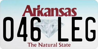 AR license plate 046LEG