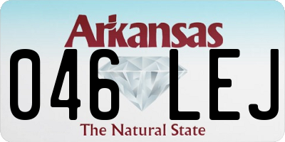 AR license plate 046LEJ