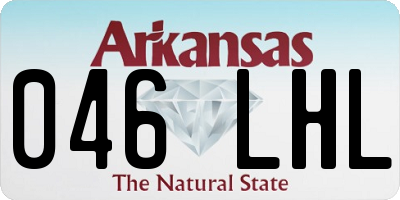 AR license plate 046LHL