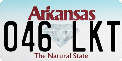 AR license plate 046LKT