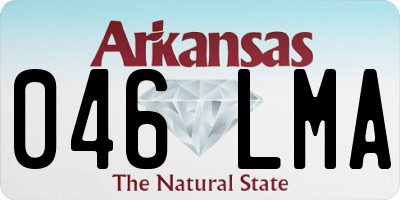 AR license plate 046LMA