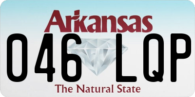 AR license plate 046LQP