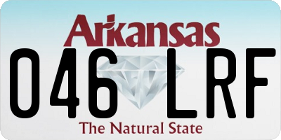 AR license plate 046LRF