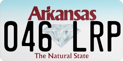 AR license plate 046LRP