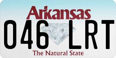 AR license plate 046LRT