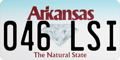 AR license plate 046LSI