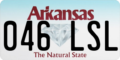 AR license plate 046LSL