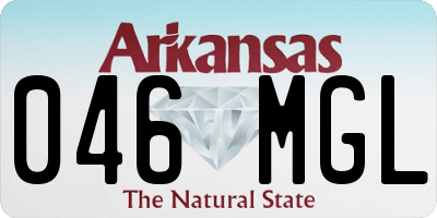 AR license plate 046MGL