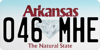 AR license plate 046MHE
