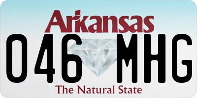 AR license plate 046MHG