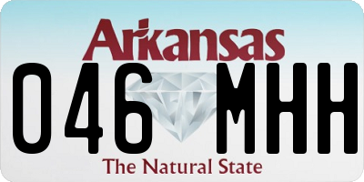AR license plate 046MHH