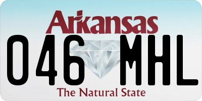 AR license plate 046MHL