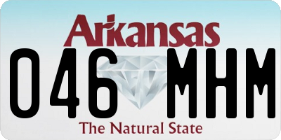 AR license plate 046MHM