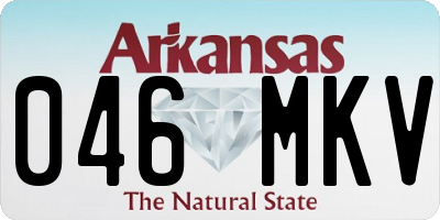 AR license plate 046MKV