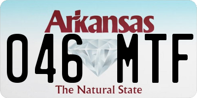 AR license plate 046MTF