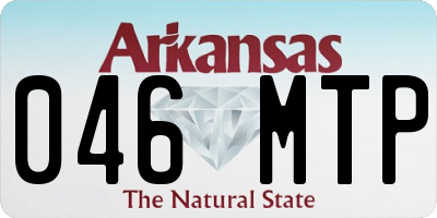 AR license plate 046MTP