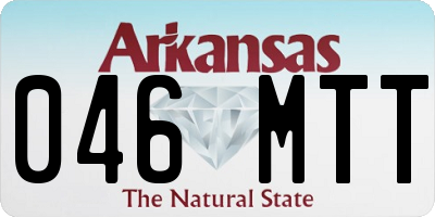 AR license plate 046MTT
