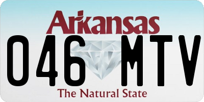 AR license plate 046MTV