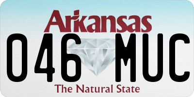 AR license plate 046MUC