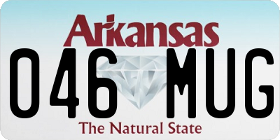 AR license plate 046MUG