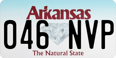 AR license plate 046NVP