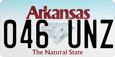 AR license plate 046UNZ