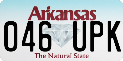 AR license plate 046UPK