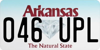 AR license plate 046UPL