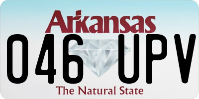 AR license plate 046UPV