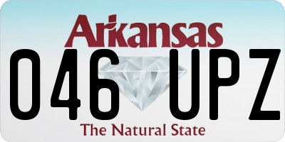 AR license plate 046UPZ