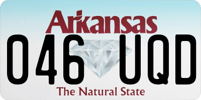 AR license plate 046UQD