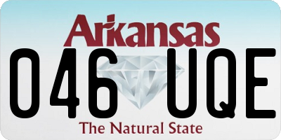 AR license plate 046UQE