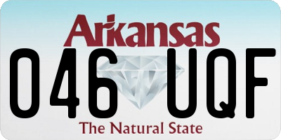 AR license plate 046UQF