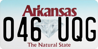 AR license plate 046UQG