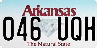 AR license plate 046UQH