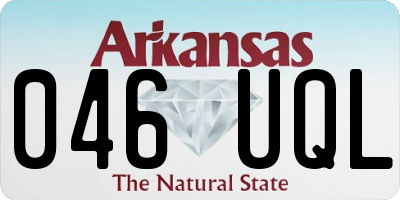 AR license plate 046UQL