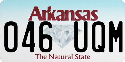AR license plate 046UQM