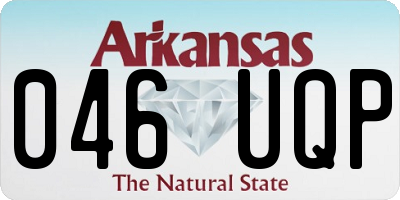 AR license plate 046UQP