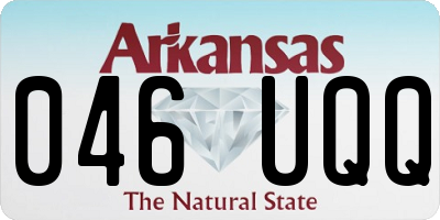 AR license plate 046UQQ
