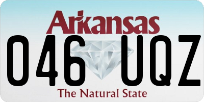 AR license plate 046UQZ