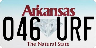 AR license plate 046URF