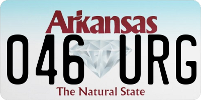 AR license plate 046URG