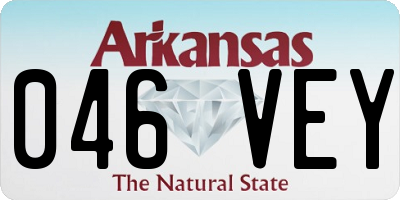 AR license plate 046VEY