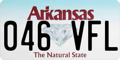 AR license plate 046VFL