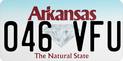 AR license plate 046VFU
