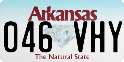 AR license plate 046VHY