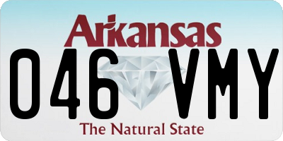 AR license plate 046VMY