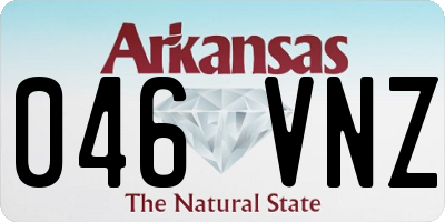 AR license plate 046VNZ